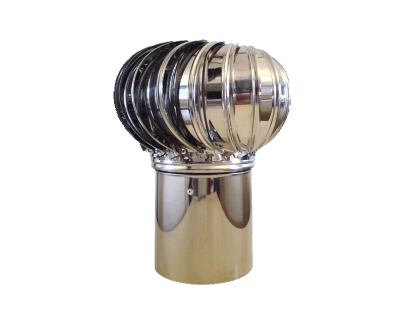 Турбодефлектор вытяжной вентиляции из нерж стали TD-180