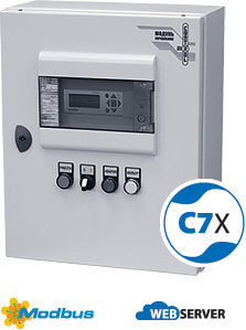 Модули управления для приточно-вытяжных систем с водяным нагревателем, рекуперацией и охлаждением ACM-С7F306+F306