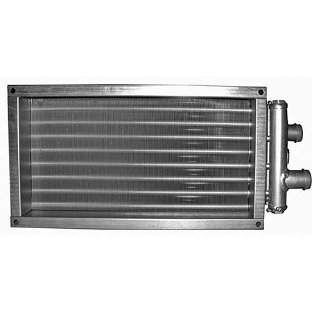 Водяной канальный нагреватель ВНП 90-50-3 для прямоугольного воздуховода (4800 m³/h)
