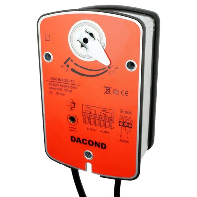 Электропривод DACOND DAC-BLE230-40 (40 Н·м, 230 В, дымоудаление, реверсивный)