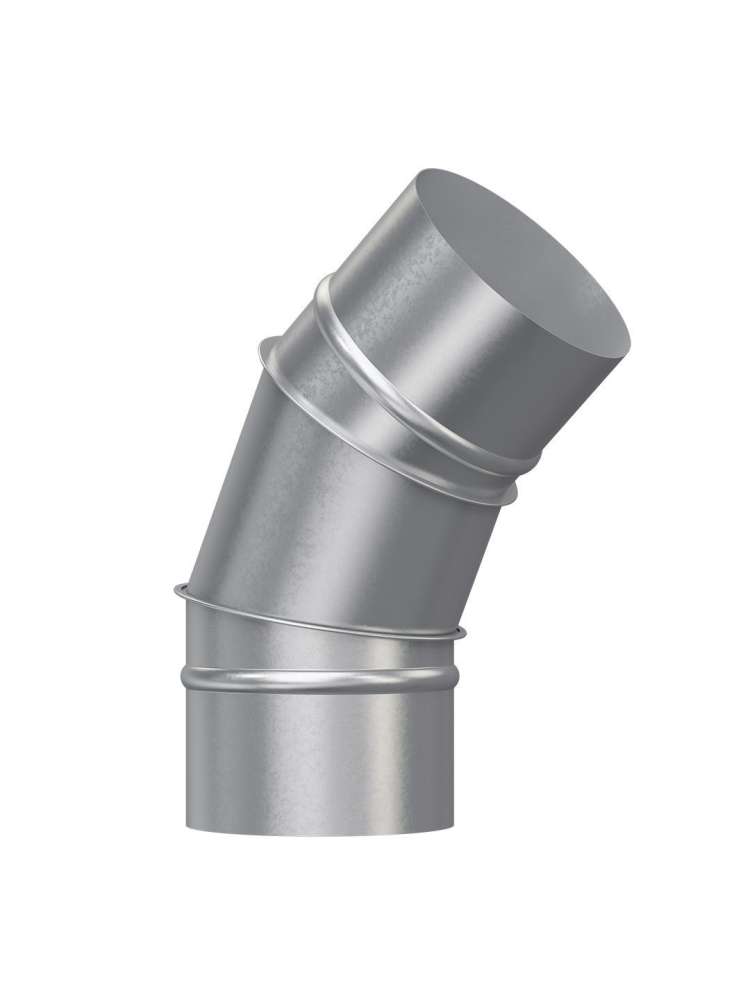 Отвод OTG D100 45° оцинкованная сталь ERA PRO