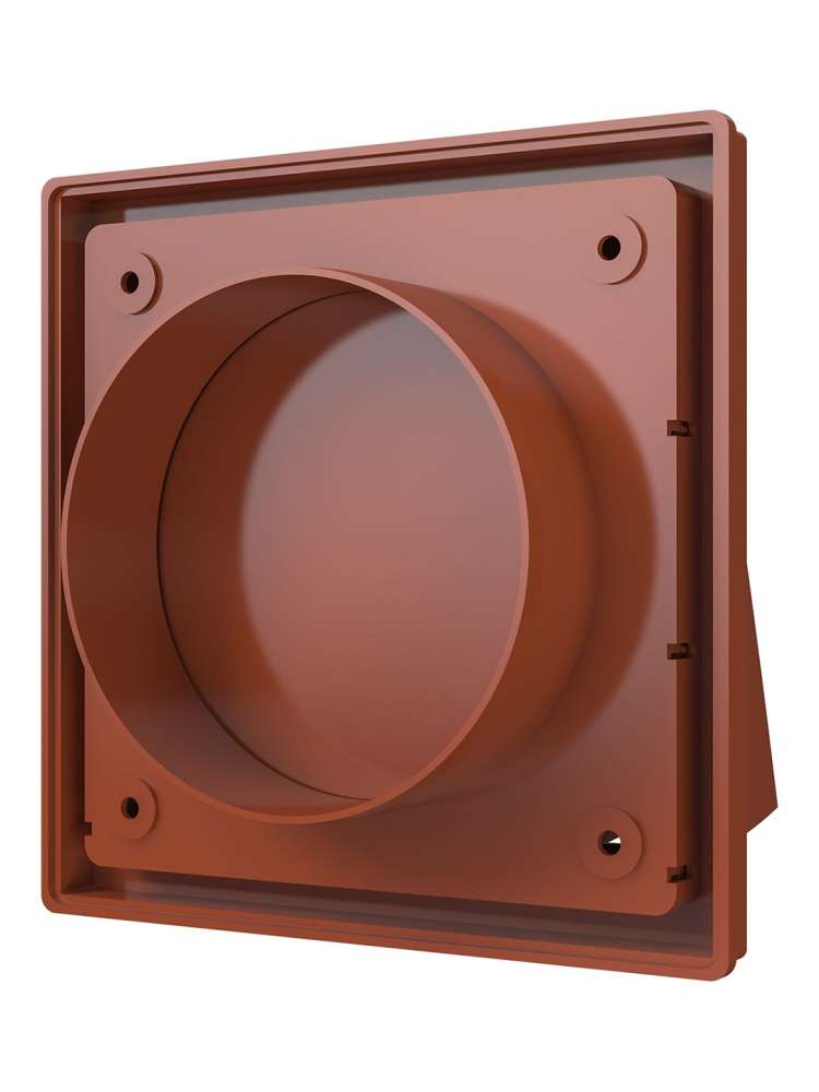 Выход стенной КФВ фланец D100 обратный клапан 150x150 ASA Terracotta ERA STREETLINE