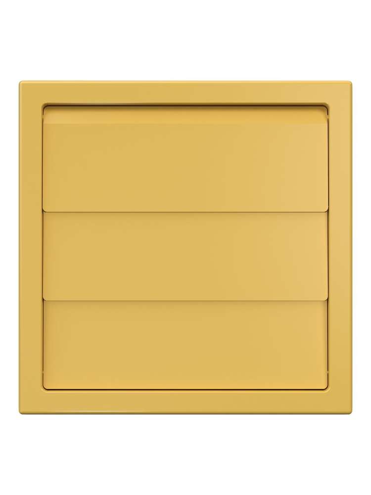 Выход стенной КФ фланец D125 жалюзи 150x150 ASA Beige ERA STREETLINE