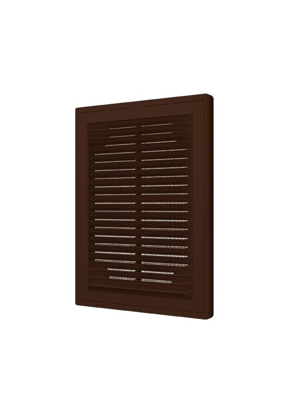 Решетка вентиляционная Р сетка разъемная 150х200 пластик Brown ERA