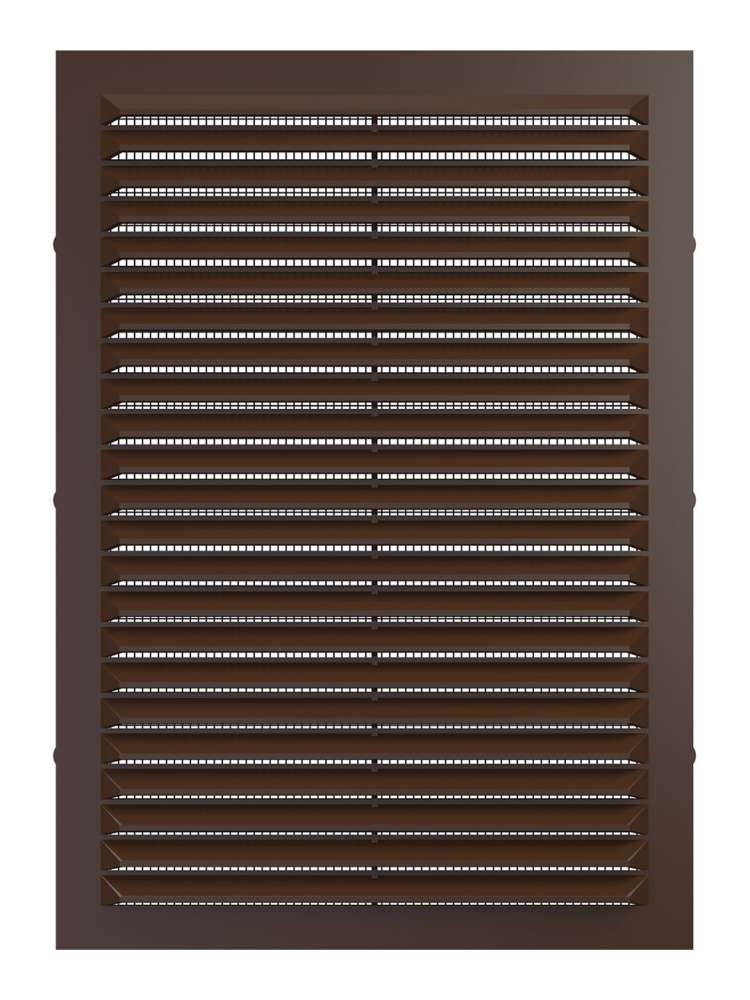 Решетка вентиляционная С сетка 170х240 пластик Brown ERA