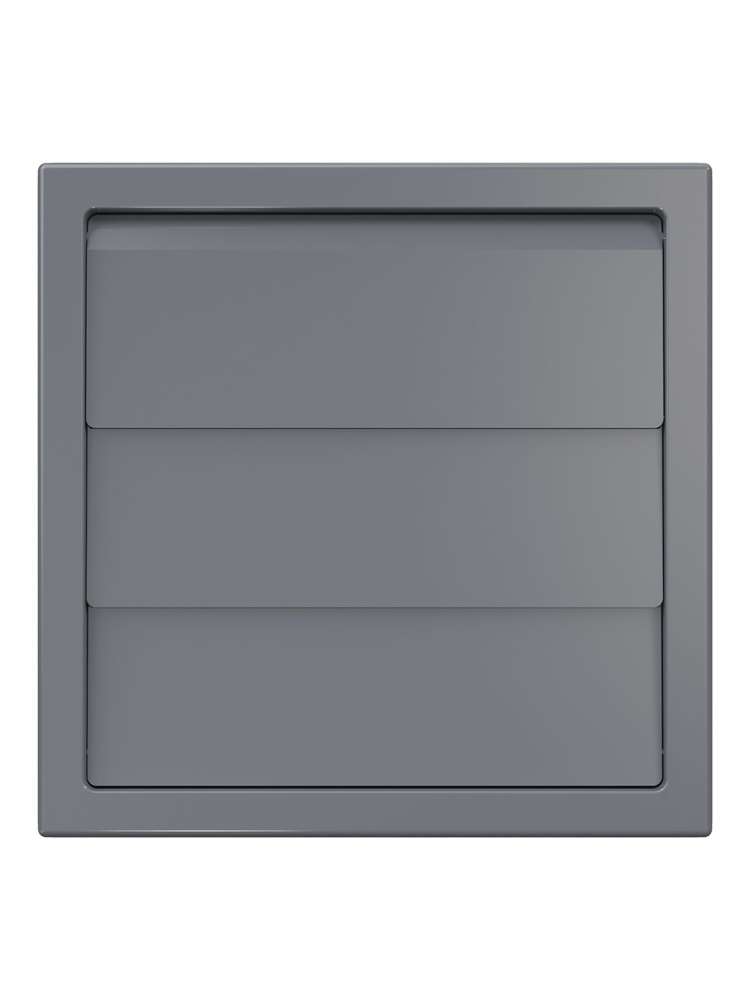 Выход стенной КФ фланец D150/160 жалюзи 190х190 ASA Gray ERA STREETLINE