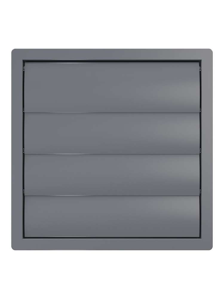 Выход стенной КФ фланец D315 жалюзи 360x360 ASA Gray ERA STREETLINE