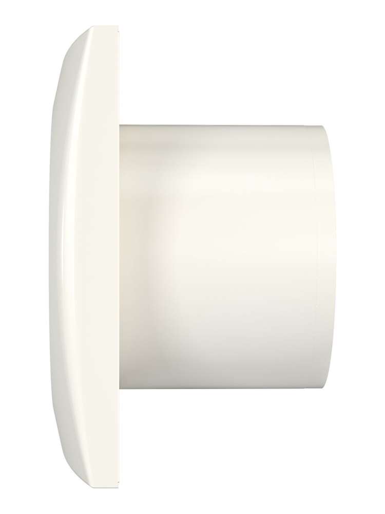 Вентилятор накладной AURA D100 обратный клапан Ivory DICITI