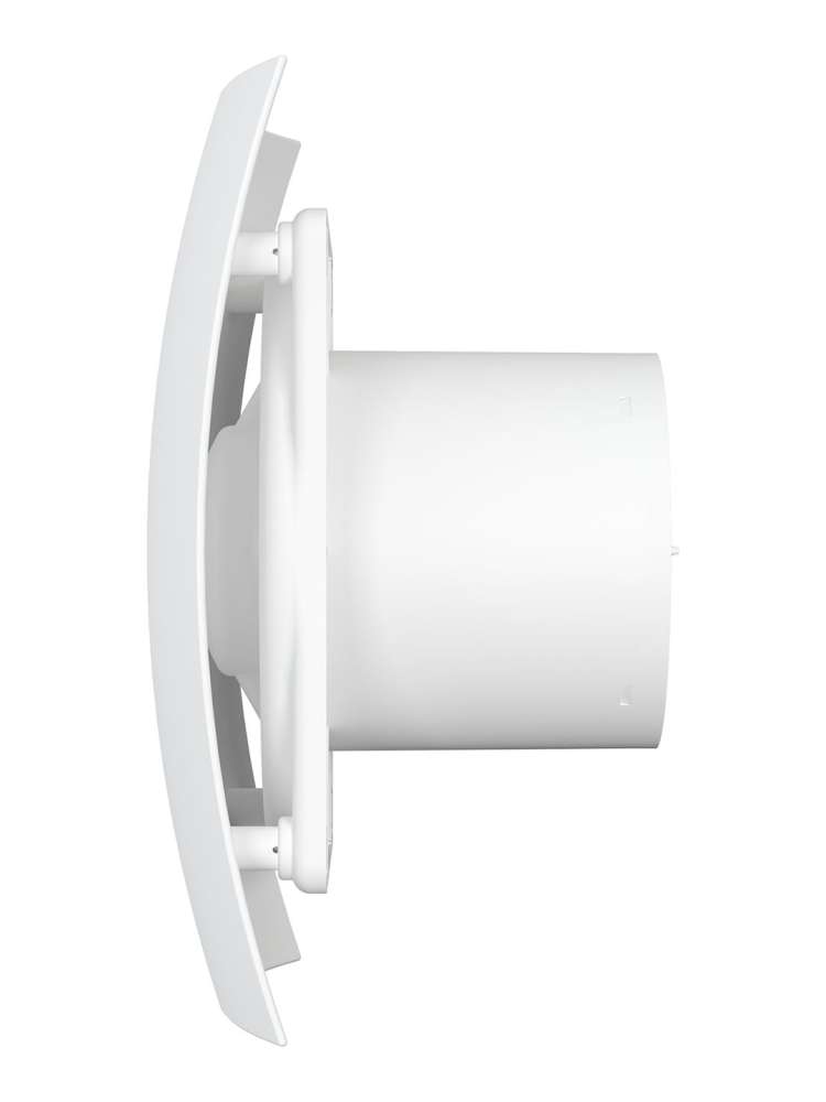 Вентилятор накладной BREEZE D100 обратный клапан Matt white DICITI