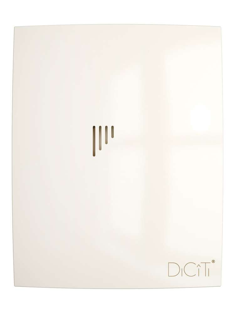 Вентилятор накладной BREEZE D125 обратный клапан Ivory DICITI