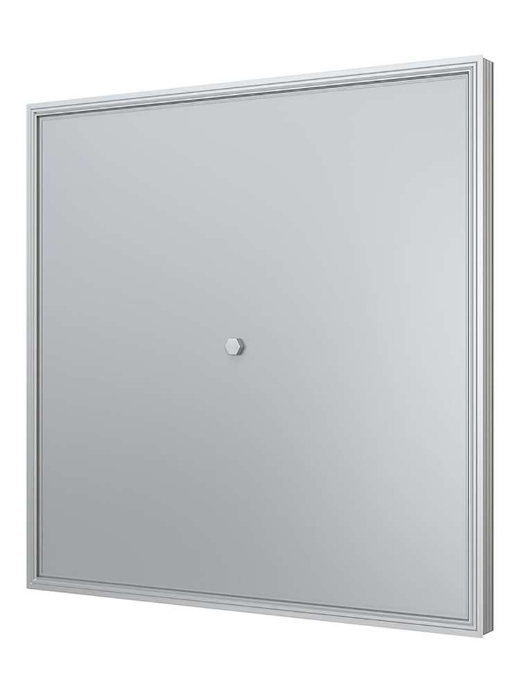 Люк ревизионный D Floor 600х600 напольный скрытый монтаж алюминий EVECS