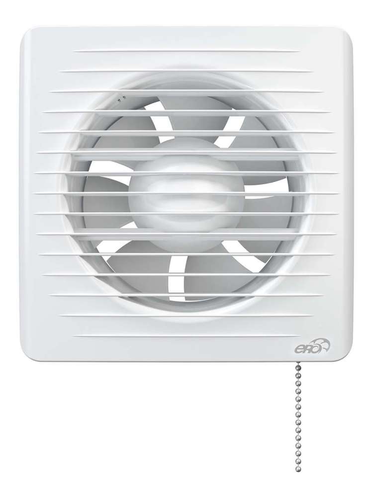 Вентилятор накладной ERA D125 обратный клапан тяговый выключатель ERA