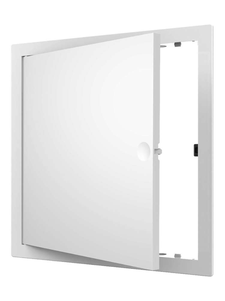 Люк ревизионный LN фланец 200x200 нажимной 224х224 пластик EVECS