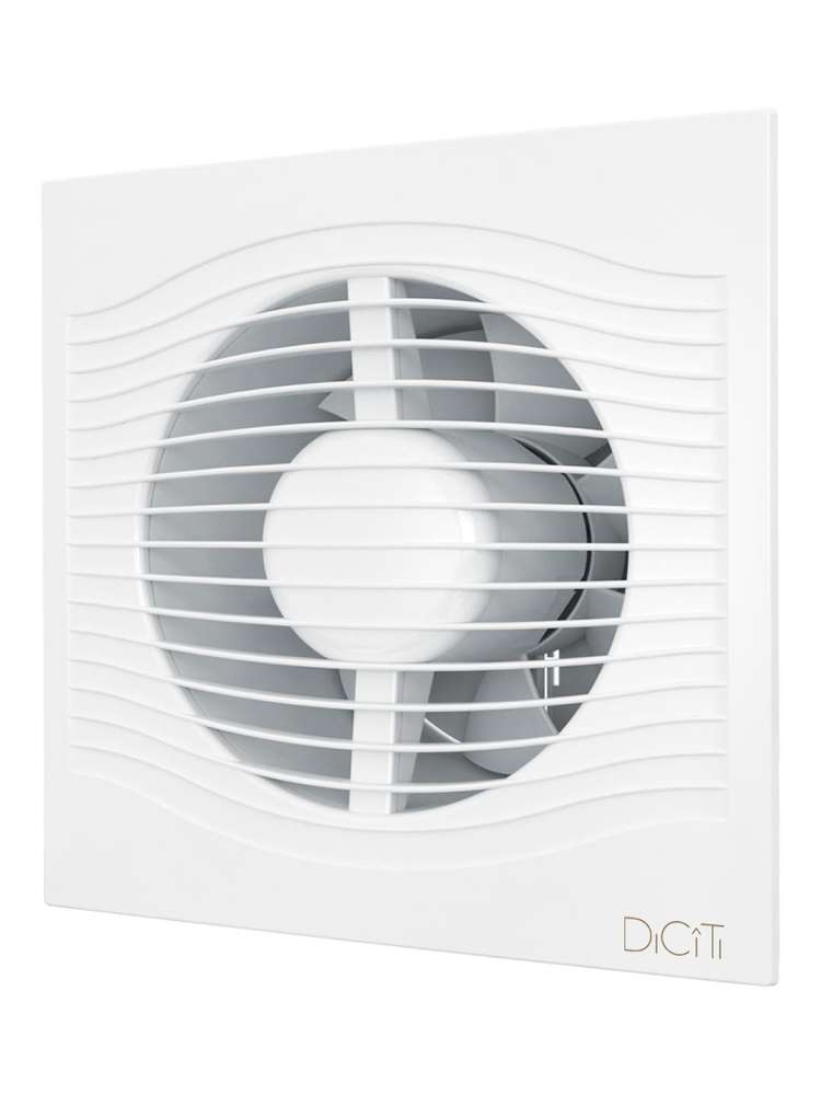 Вентилятор накладной SLIM D125 обратный клапан DICITI