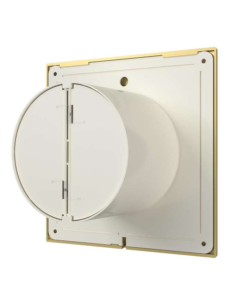 Вентилятор накладной SLIM D125 обратный клапан Champagne DICITI