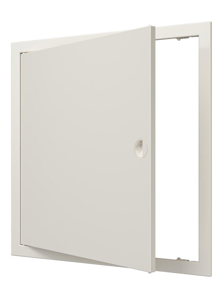 Люк ревизионный ЛР, ручка, фланец, 346х345, 368х367, пластик, Ivory, EVECS